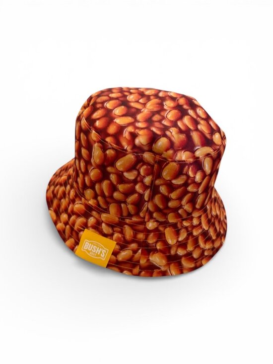 Unbranded Other - BUSH’S Baked Beans Print Unisex Bucket Hat NEW NWOT